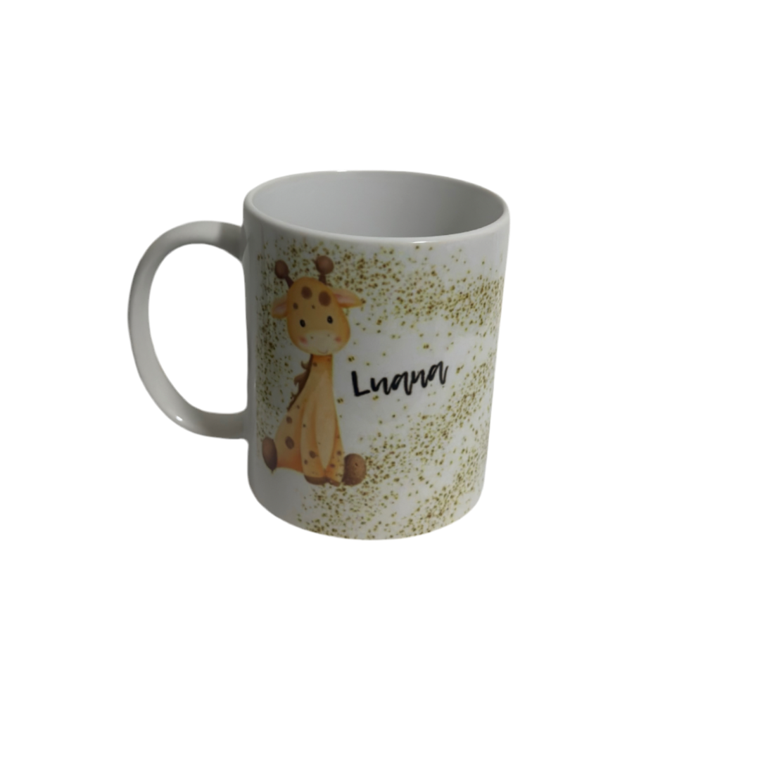 Personalisierte Tasse "Giraffe"